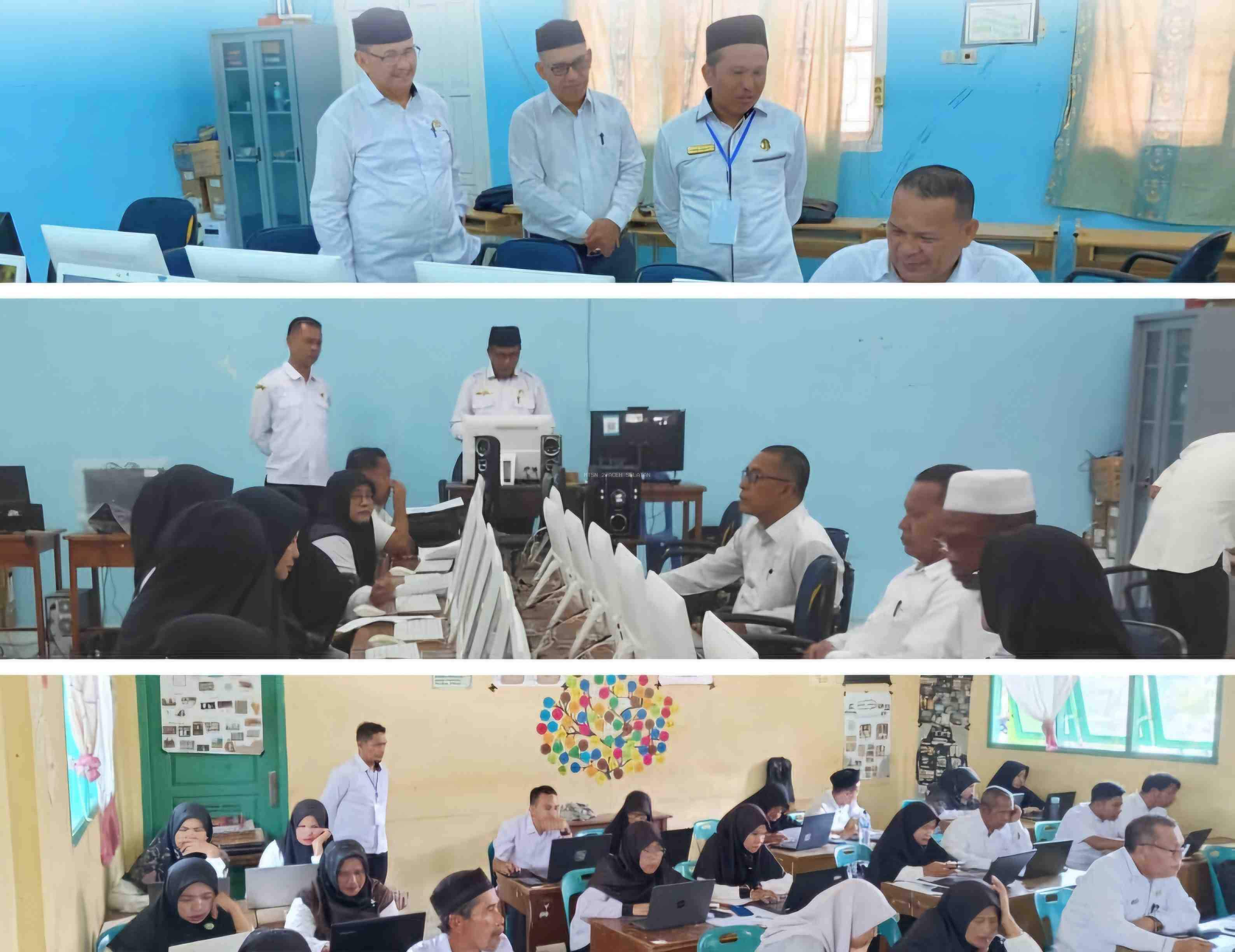 MTsN 2 Aceh Selatan Mendukung Pelaksanaan Asesmen Kompetensi GTK Madrasah 2024
