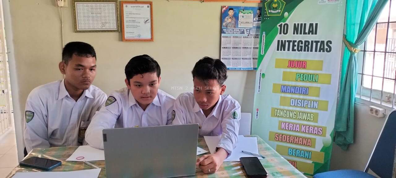 MTsN 2 Aceh Selatan Sukses Melaksanakan Simulasi Uji Coba KSM Tahun 2024