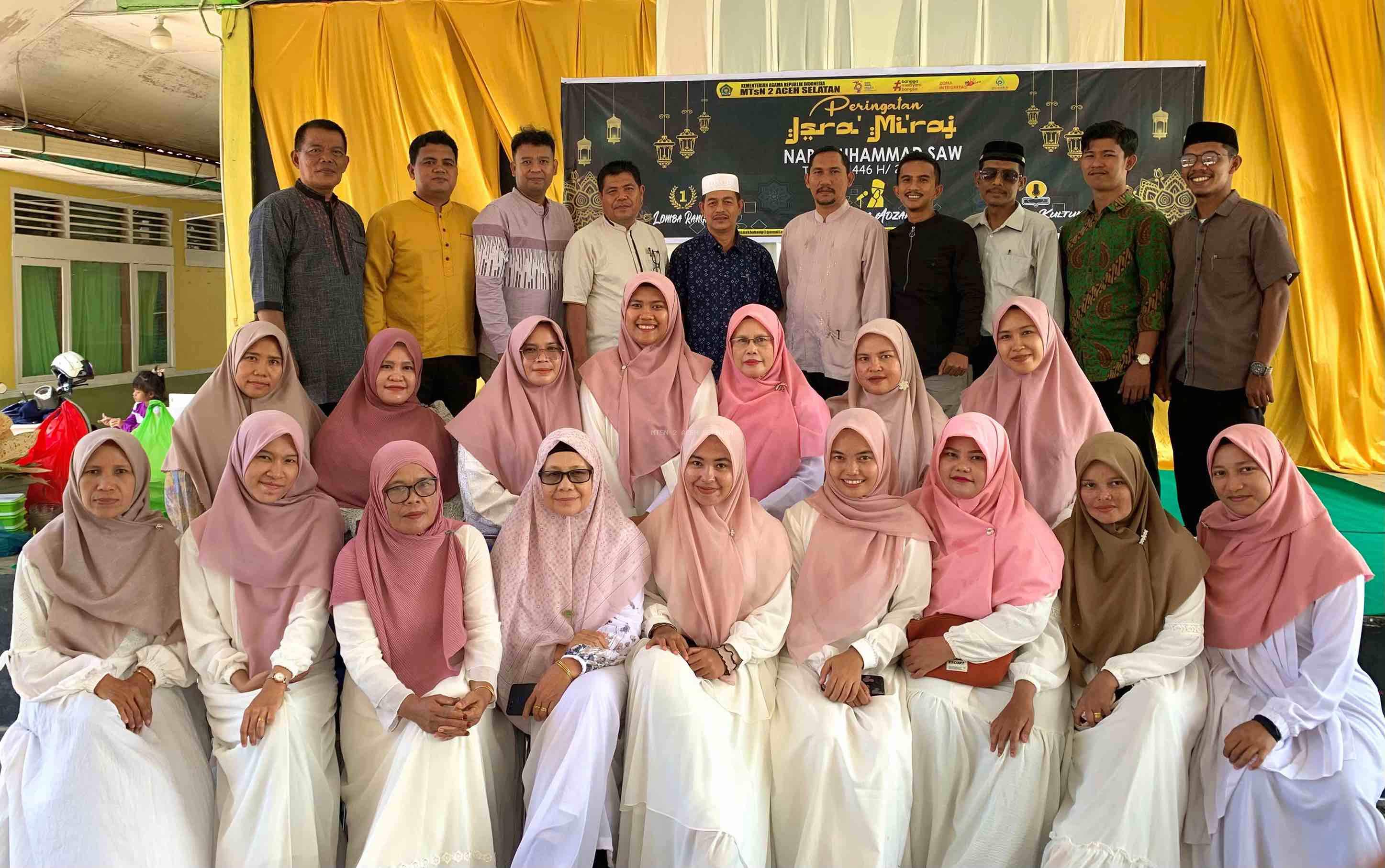 MTsN 2 Aceh Selatan Gelar Peringatan Isra Mikraj 1446 H dengan Beragam Lomba