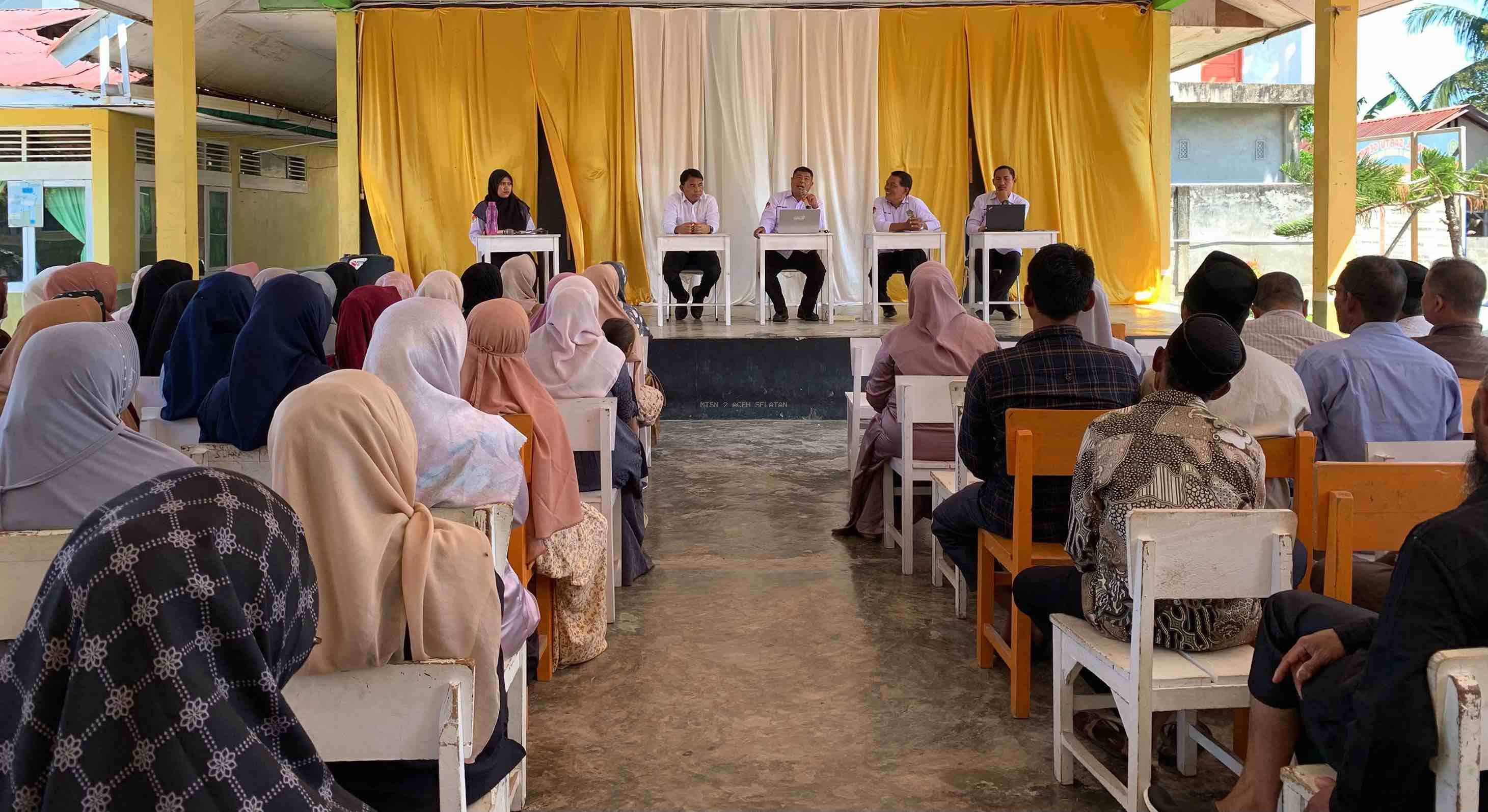 MTsN 2 Aceh Selatan Gelar Rapat: Silaturahmi Bersama Wali Siswa dan Pemilihan Ketua Komite Baru
