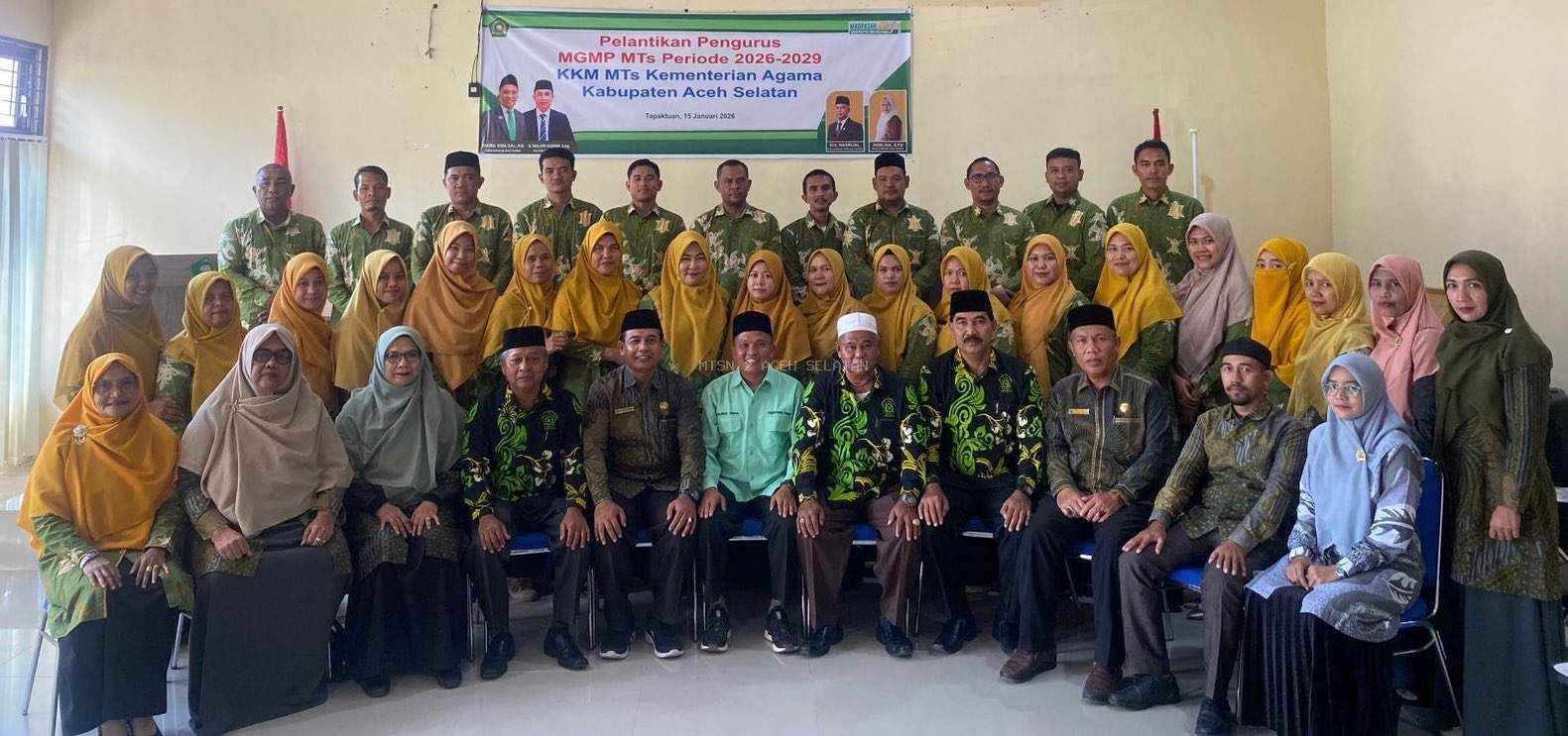 Era Baru MGMP MTs Aceh Selatan: Pengurus Periode 2026–2029 Resmi Dilantik