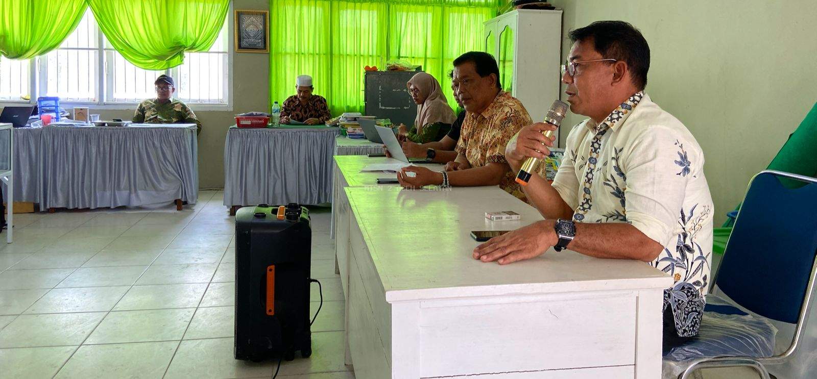 MTsN 2 Aceh Selatan Gelar Rapat Pembahasan Seleksi Penerimaan Murid Baru (SPMB), Dinul Islam, dan Perpisahan Kelas IX/Pelepasan Purna Siswa, serta  Agenda Akbar MTsN 2 Aceh Selatan mendatang.