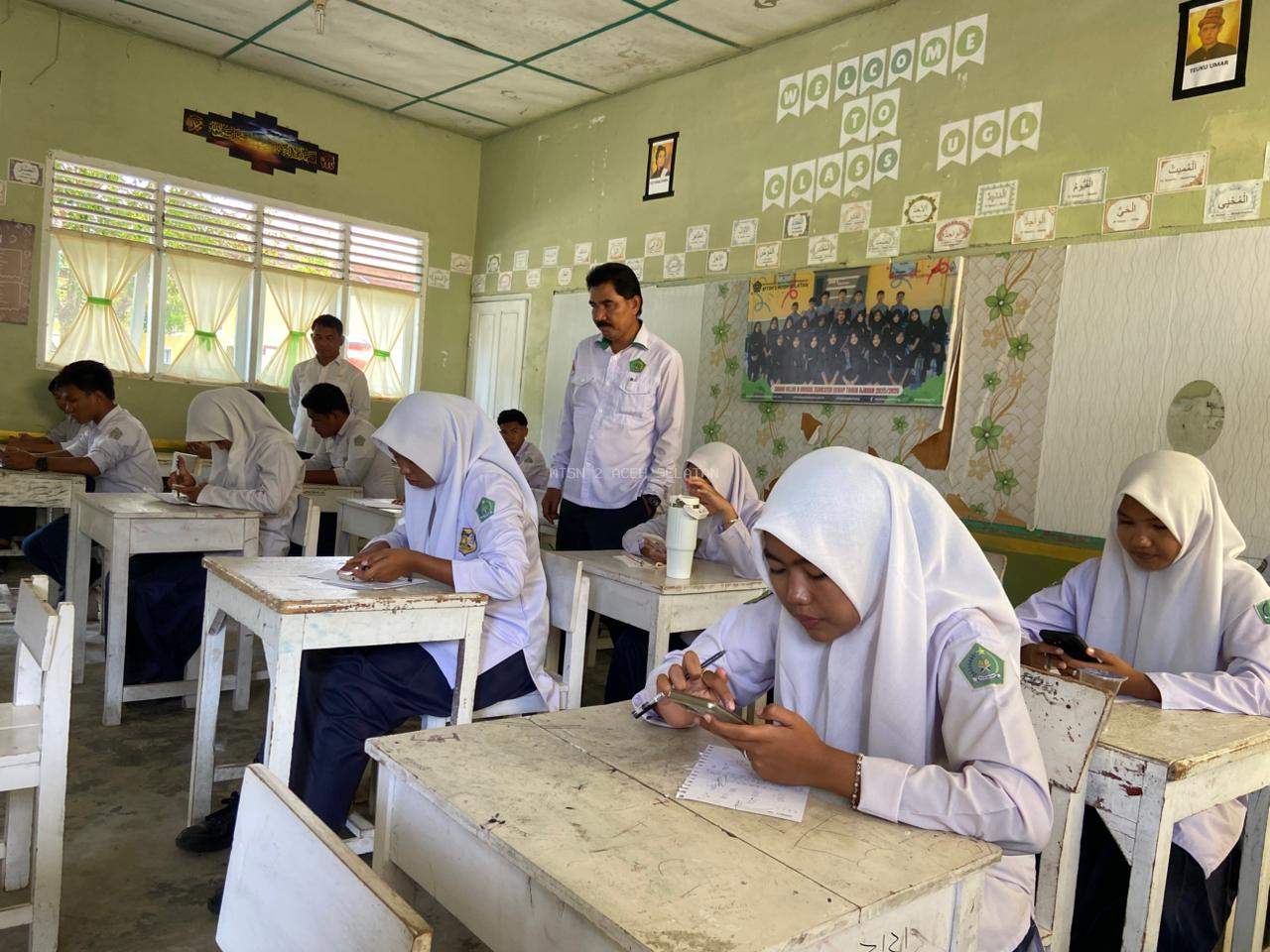 MTsN 2 Aceh Selatan Laksanakan Ujian Akhir Madrasah bagi Kelas IX Tahun Pelajaran 2025/2026