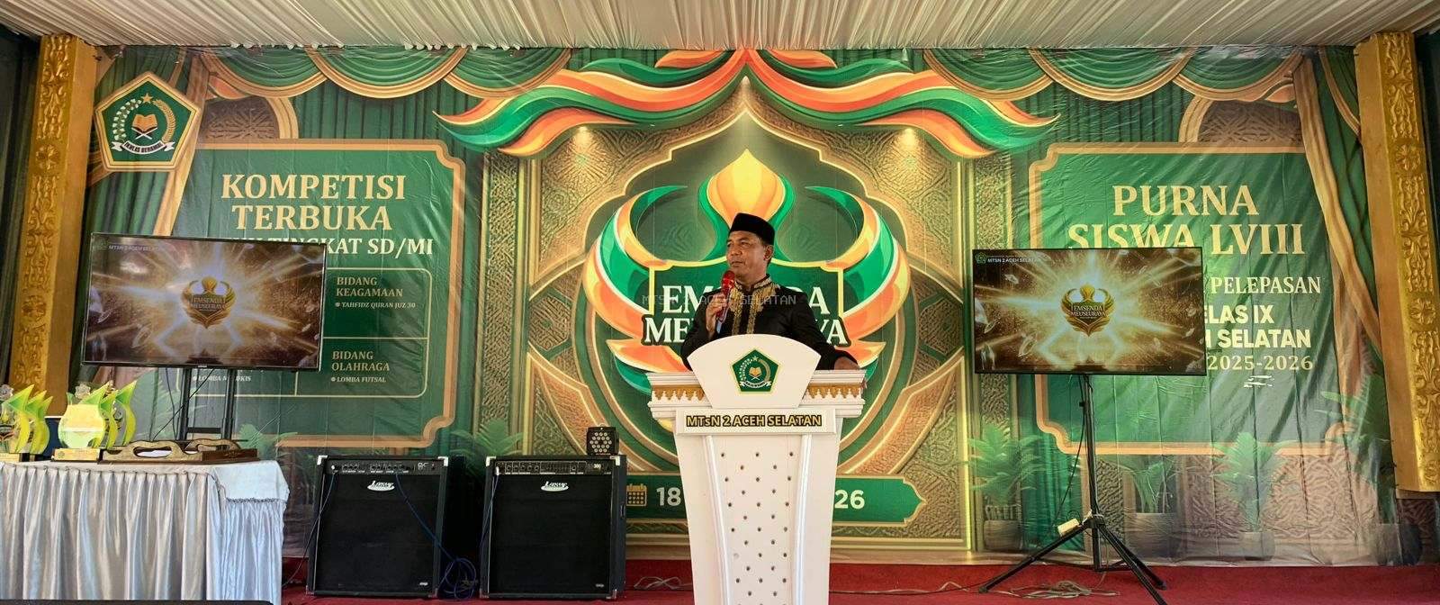 Penutupan EMSENDA MEUSEURAYA 2026 Resmi Ditutup, Ajang Prestasi dan Kebersamaan MTsN 2 Aceh Selatan